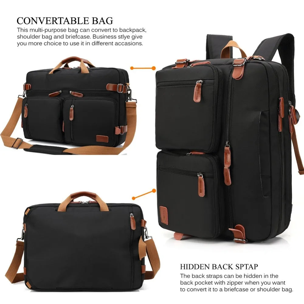 Convertible Laptop Backpack Briefcase