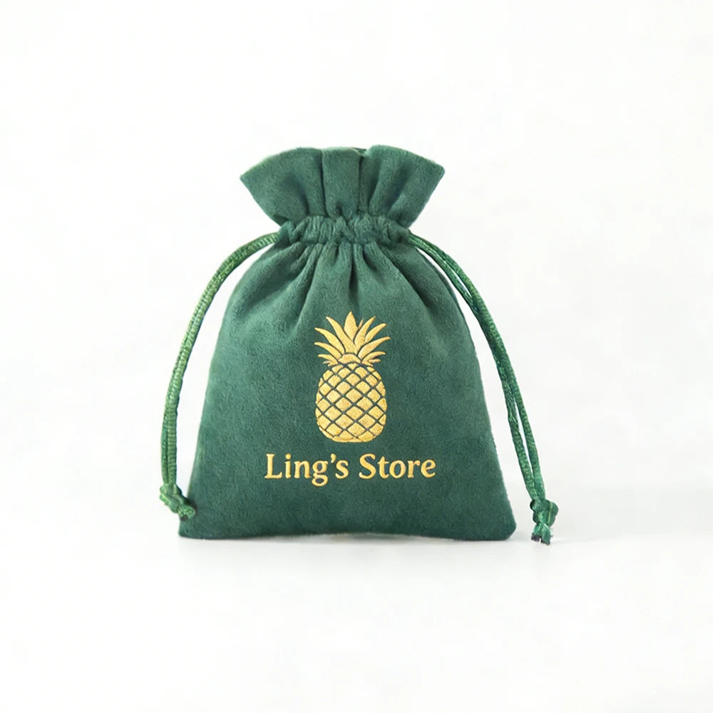 100Pcs Soft Jewelry Drawstring Velvet Bag Rings Earri | Faeva London