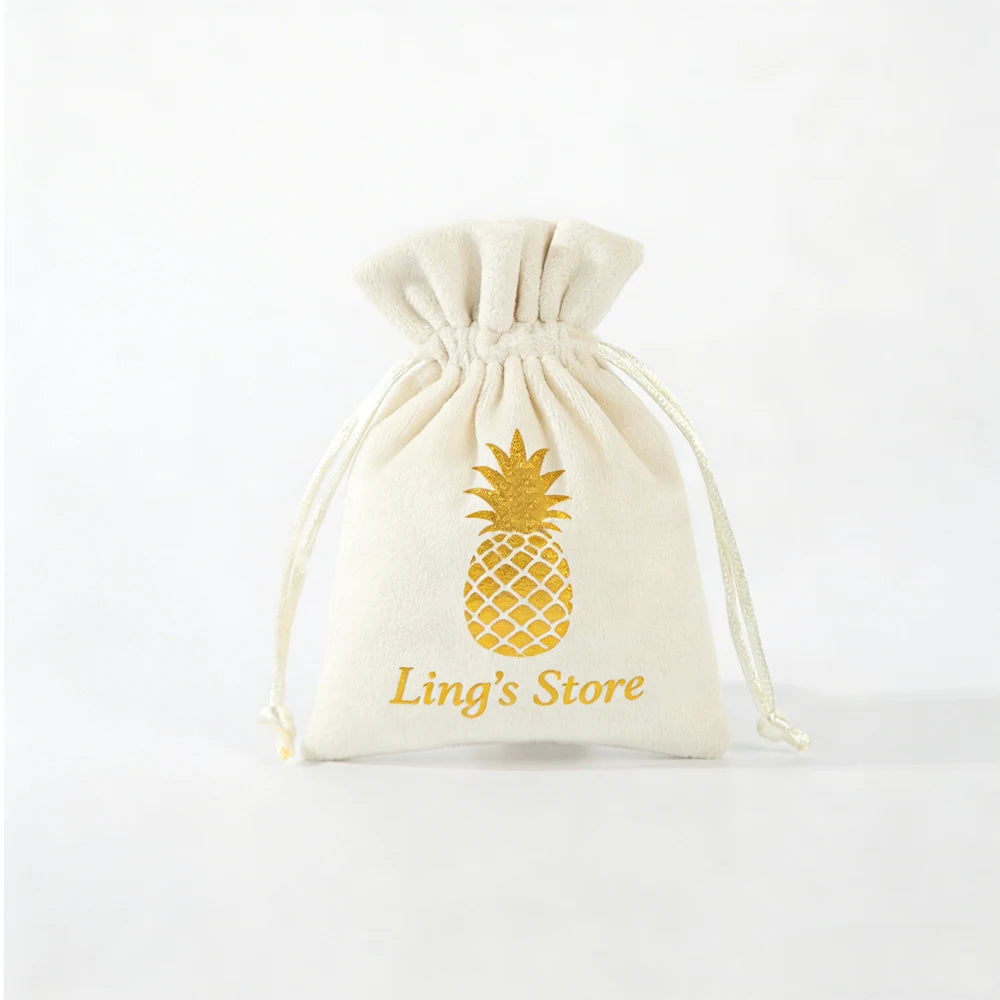 100Pcs Soft Jewelry Drawstring Velvet Bag Rings Earri | Faeva London