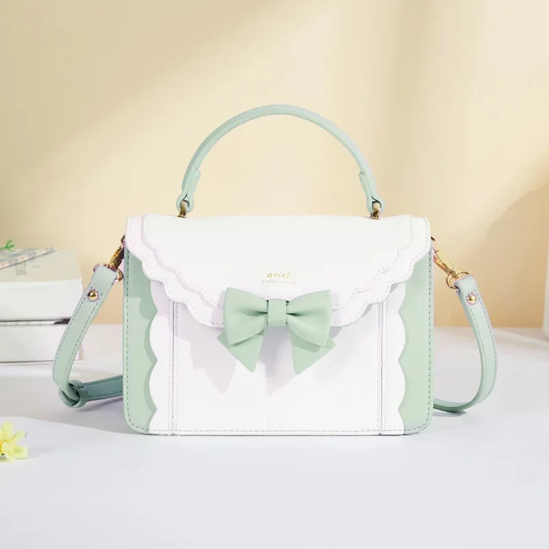 Square Bow Lolita Crossbody Bag