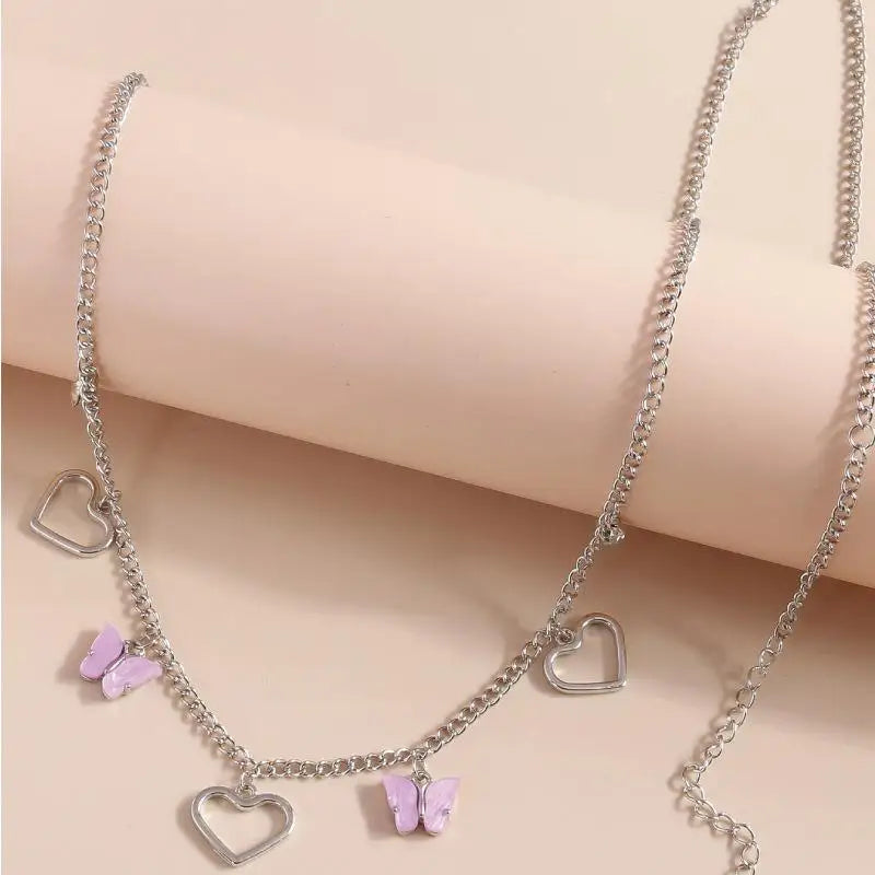 Fashion Butterfly Hollow Heart Body Waist Chain For Women Jewelry Party Accessries Gifts