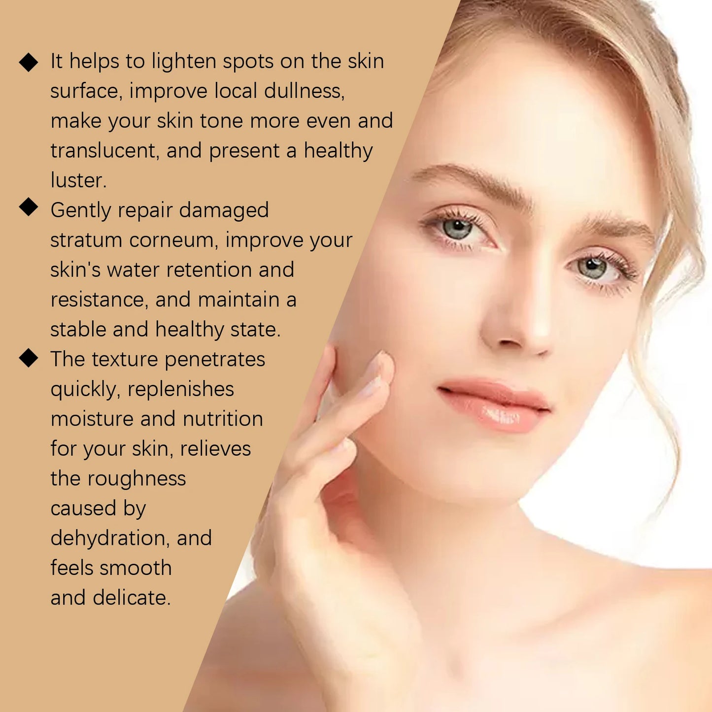 Brightening Facial Serum Dark Spot Corrector Improve Dull Skin Moisturizing Even Skin Tone Glowing Skin Soothing Refresh Skin