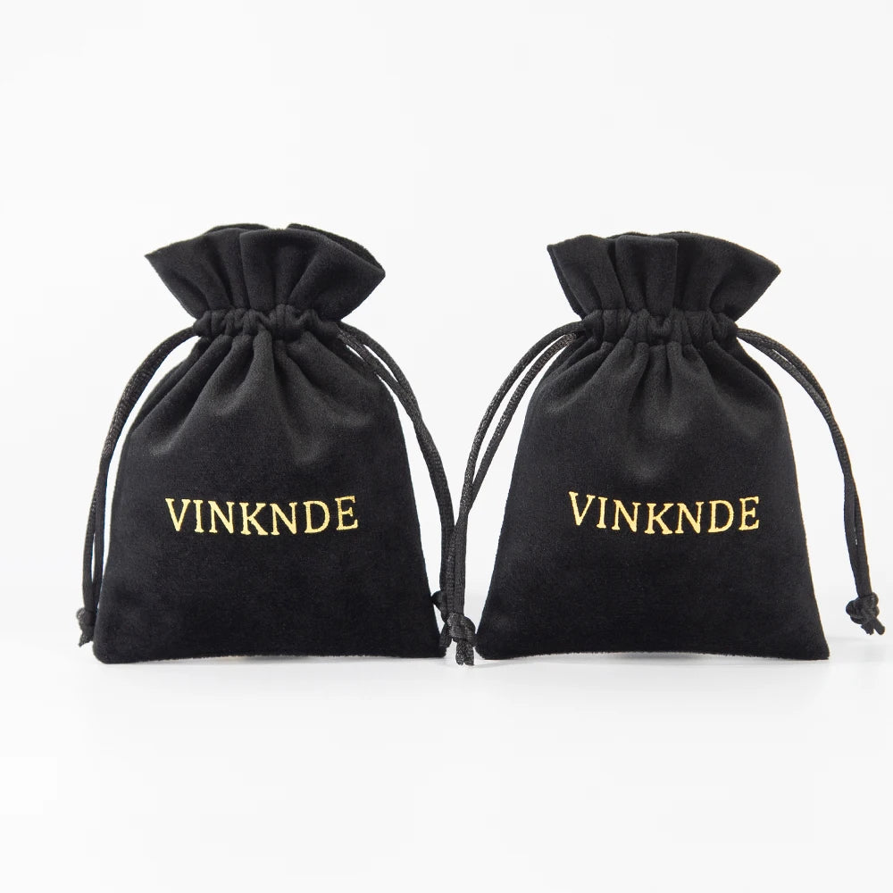 100Pack Kraft Gift Bags with Handles Custom Logo 15x6 | Faeva London