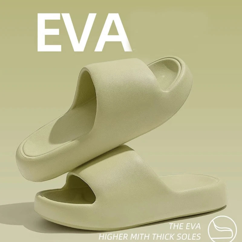 Slippers for women eva, summer home, bathroom, anti slip thick sole, external wearing of sandals