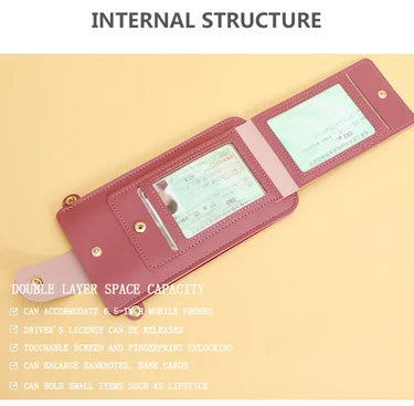 Touchscreen Cell Phone Crossbody Bag