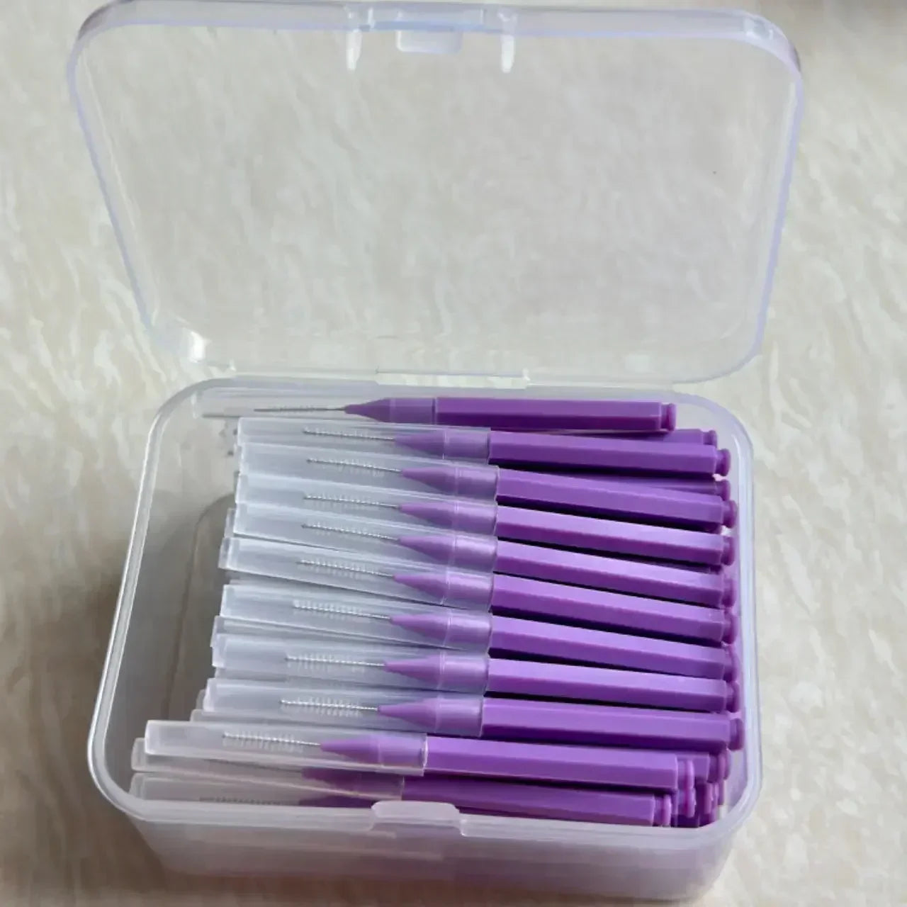 80Pcs/Box I-type Interdental Brush 0.6-1.5Mm Cleaning Between Teeth Oral Care Orthodontic I Shape Tooth Floss