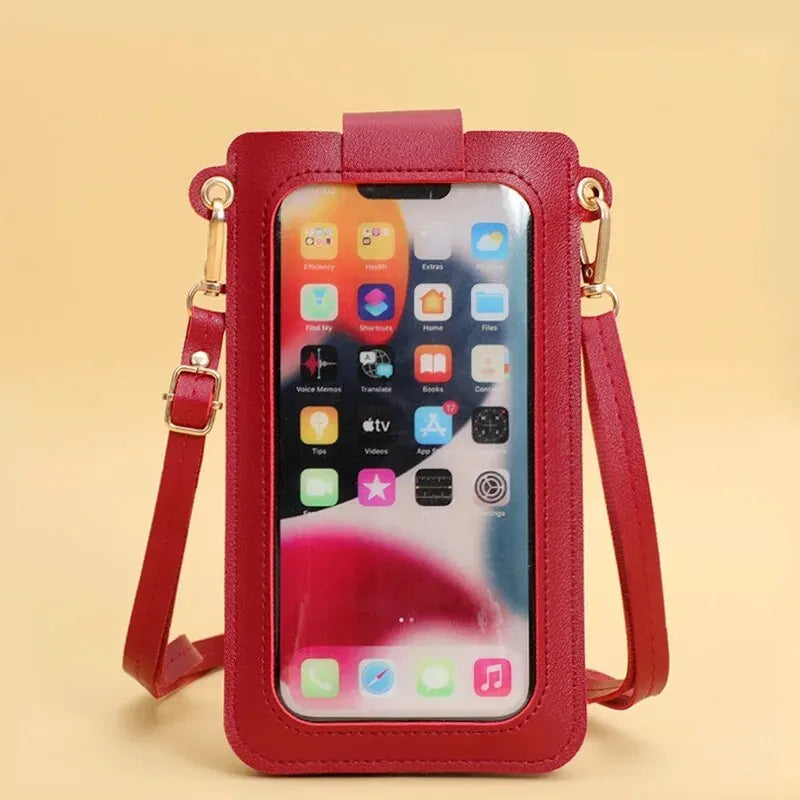 Touchscreen Cell Phone Crossbody Bag