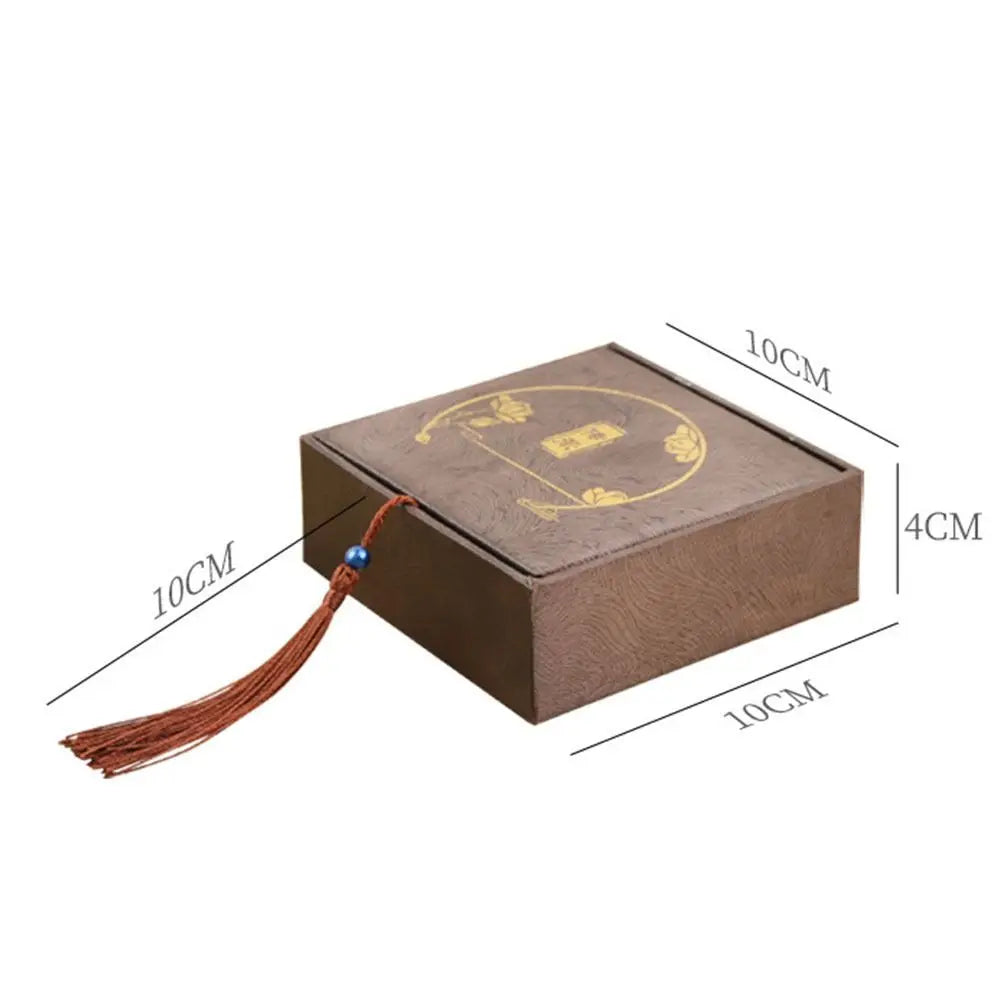 Mini Chinese Style Jewelry Box with Fringe Portable Bracelet Storage Box Necklace Organizor Jewelry