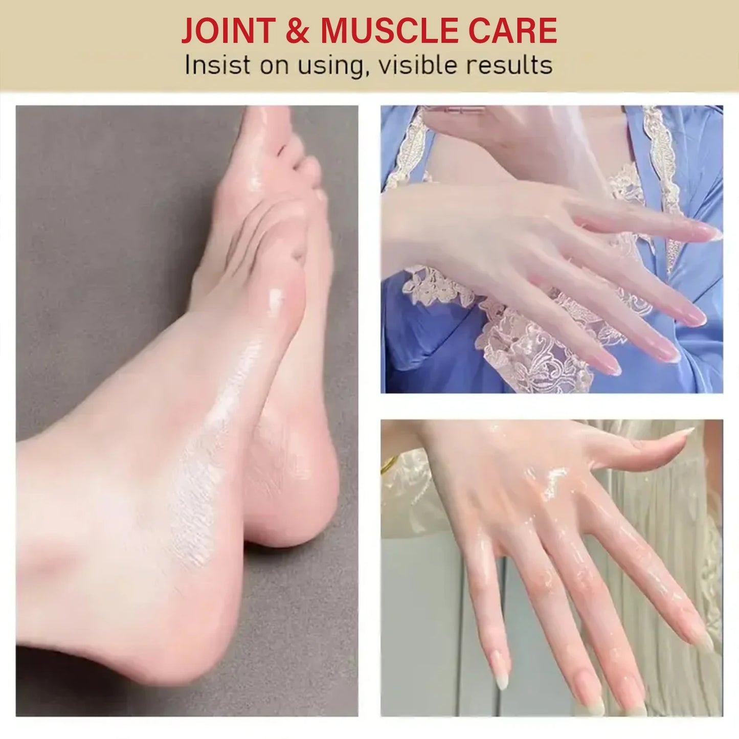 Magnesium Joint & Muscle Care Cream with Chamomile & Lavender, Natural Relief, Deep Moisturizing, Non-Greasy