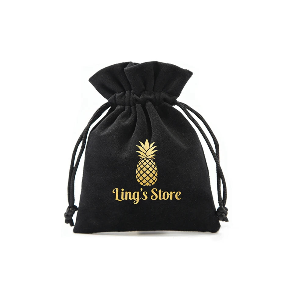 100Pcs Soft Jewelry Drawstring Velvet Bag Rings Earri | Faeva London
