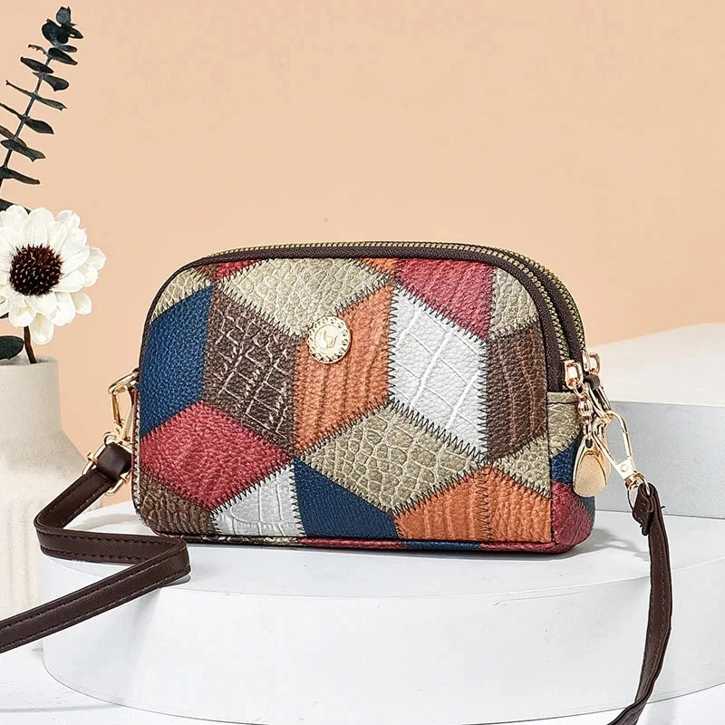 Luxury Plaid Shoulder Bag