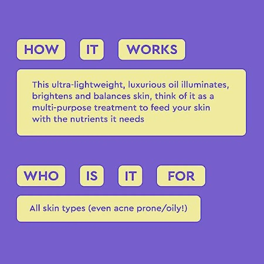Luxury Hydrating Face Oil Set Squalane Jojoba Seabuckthorn Oil Blend Instant Radiant Glowy Skin Barrier Repair Nourishing Serum