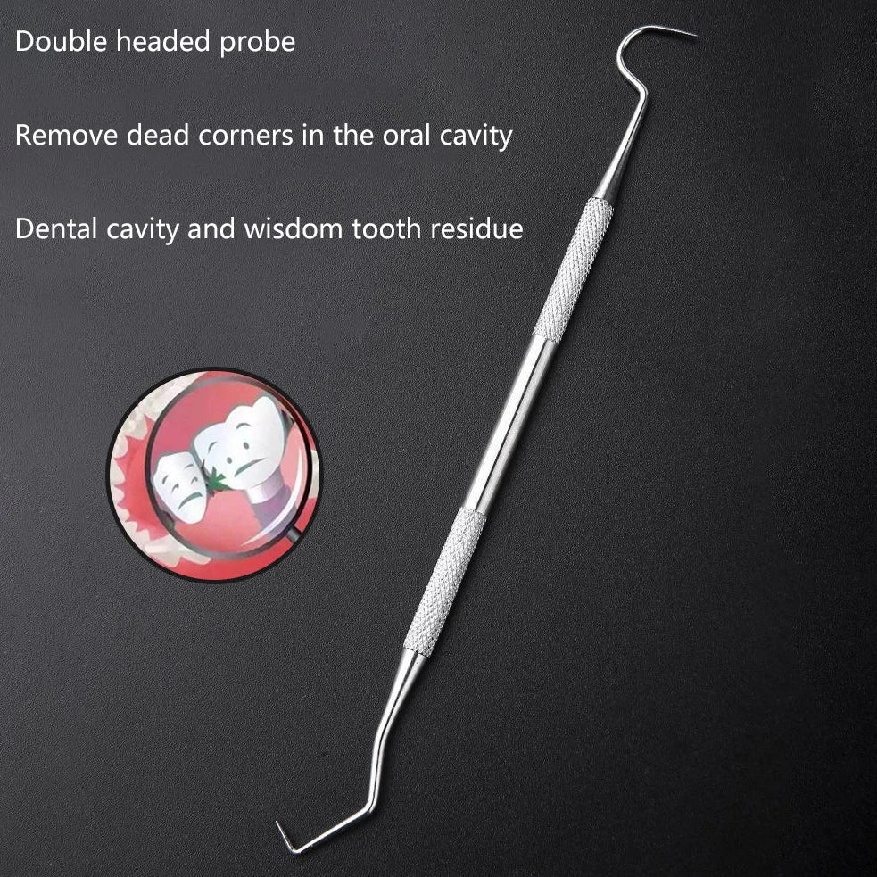 Stainless steel dental cleaning tools, dental tools, washable teeth cleaning tools, protecting teeth and oral care