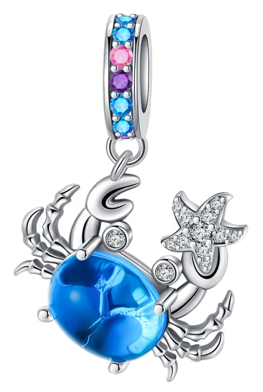Fashionable 925 Sterling Silver Whale Butterfly Star Flower Heart-shaped Conch Original Pendant Bead fit Women DIY Jewelry Gifts