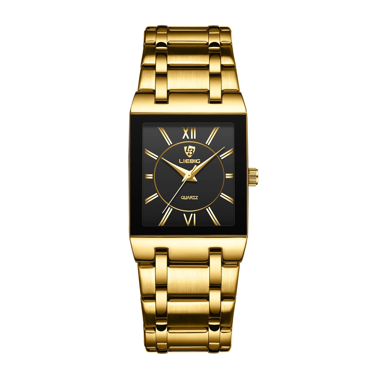 LIEBIG Luxury Quartz Wristwatches Fashion Automatic Women's Watches Elegant Stainless Steel Strap Time Mens Watch Reloj Mujer