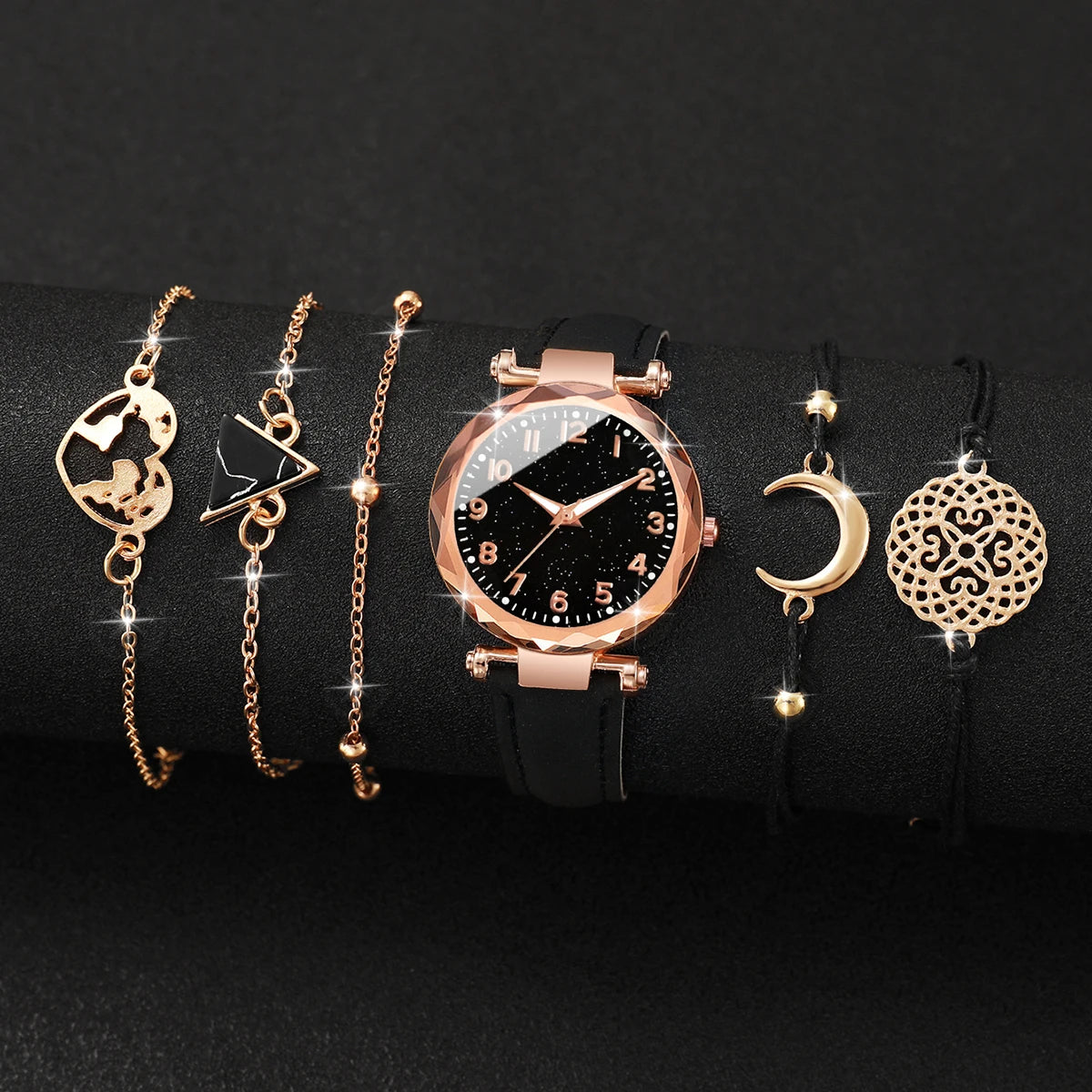 6Pcs Starry Sky Watch Set