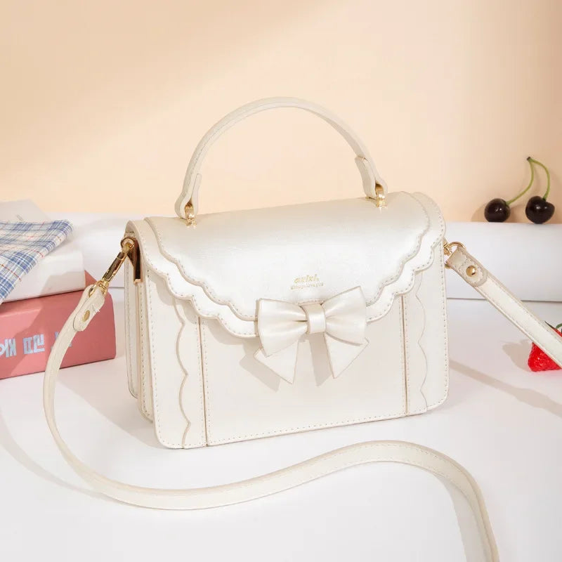 Square Bow Lolita Crossbody Bag