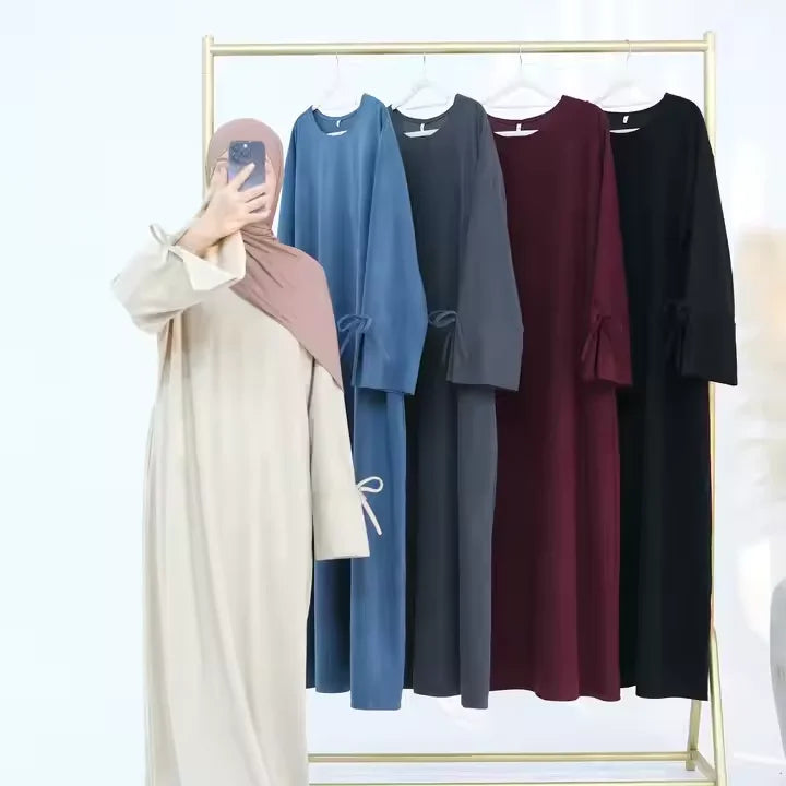 Eid Ramadan Corduroy Abayas Dubai Turkey Kaftan for Women Muslim Modest Dress Arabic Robe Kebaya Caftan Marocain Femme Musulmane