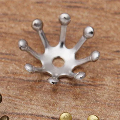 100 PCS KC Gold/ Color Silver Plated Stamen Flowers B | Faeva London