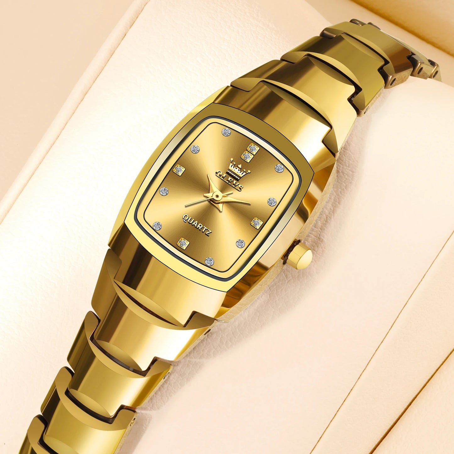 OLEVS New Trend Top Brand Original Luxury Waterproof Watch for Women Fashion Classic Minimalist Casual Quartz Women's Watches
