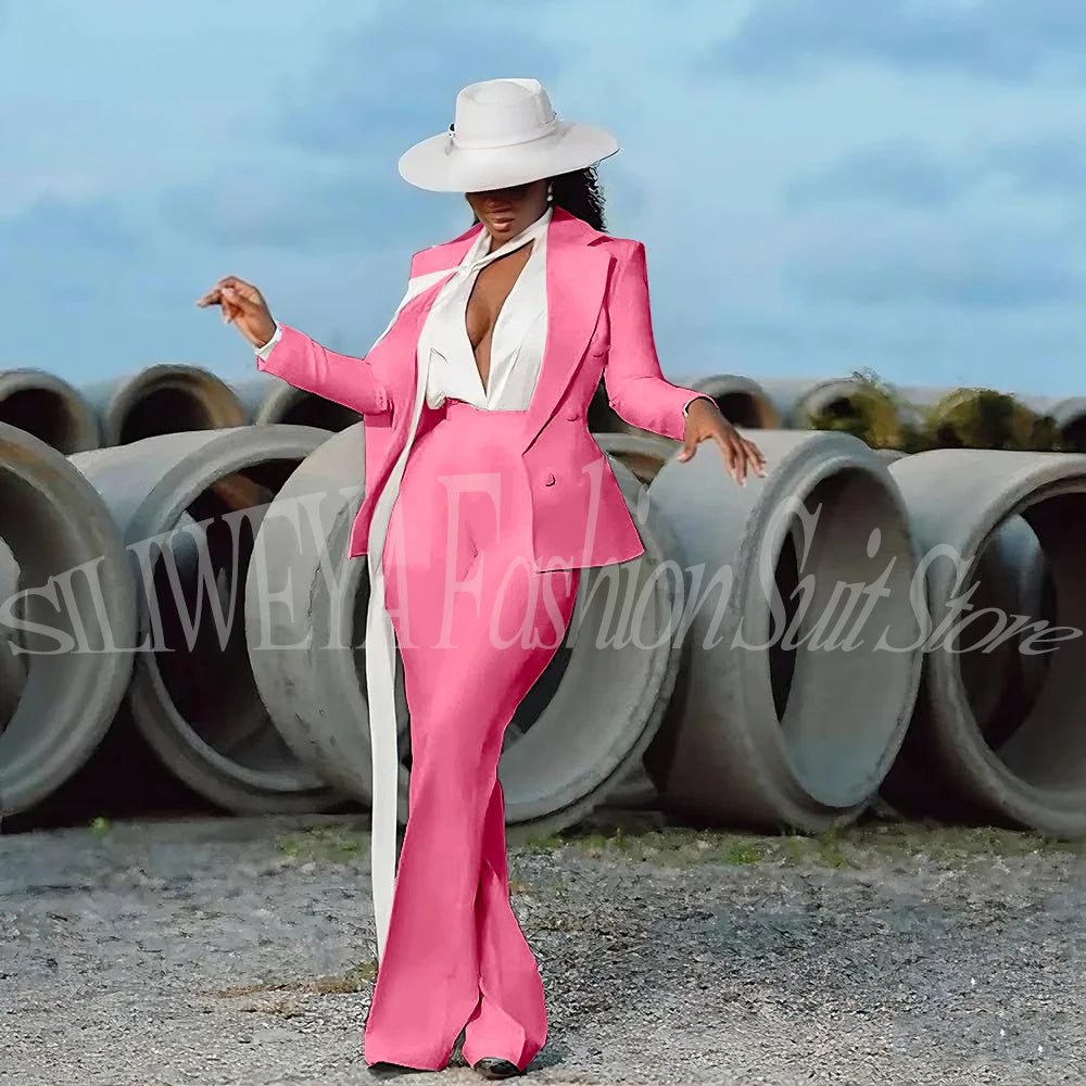 White Evening Suit 2-Piece | Faeva London