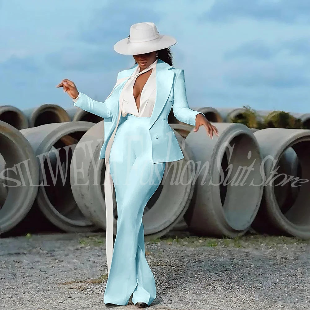 White Evening Suit 2-Piece | Faeva London