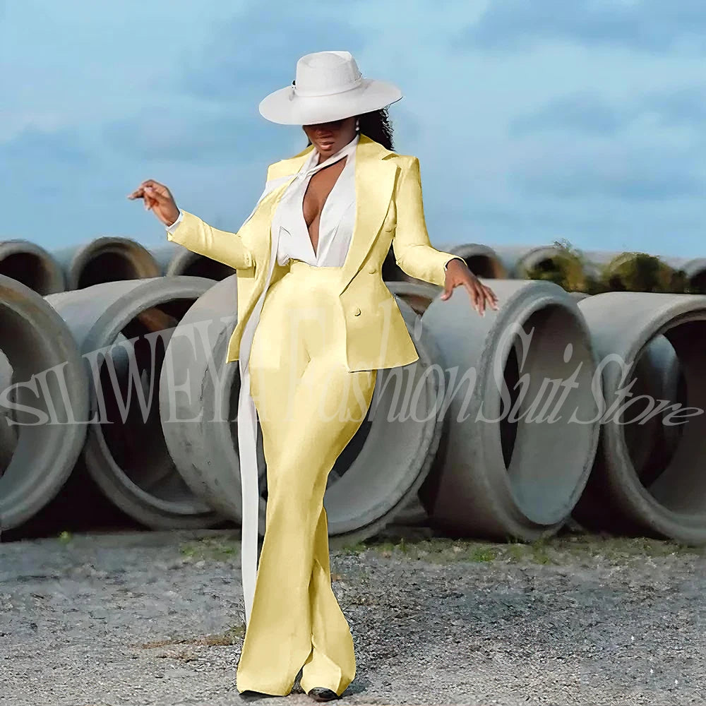 White Evening Suit 2-Piece | Faeva London