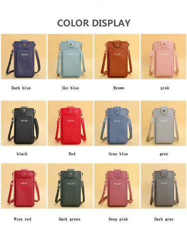 Touchscreen Cell Phone Crossbody Bag