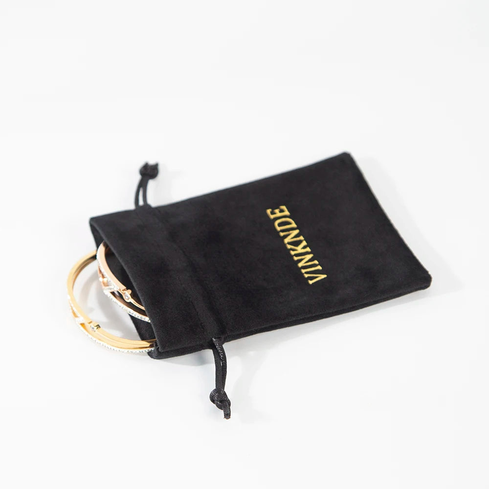 100Pack Kraft Gift Bags with Handles Custom Logo 15x6 | Faeva London