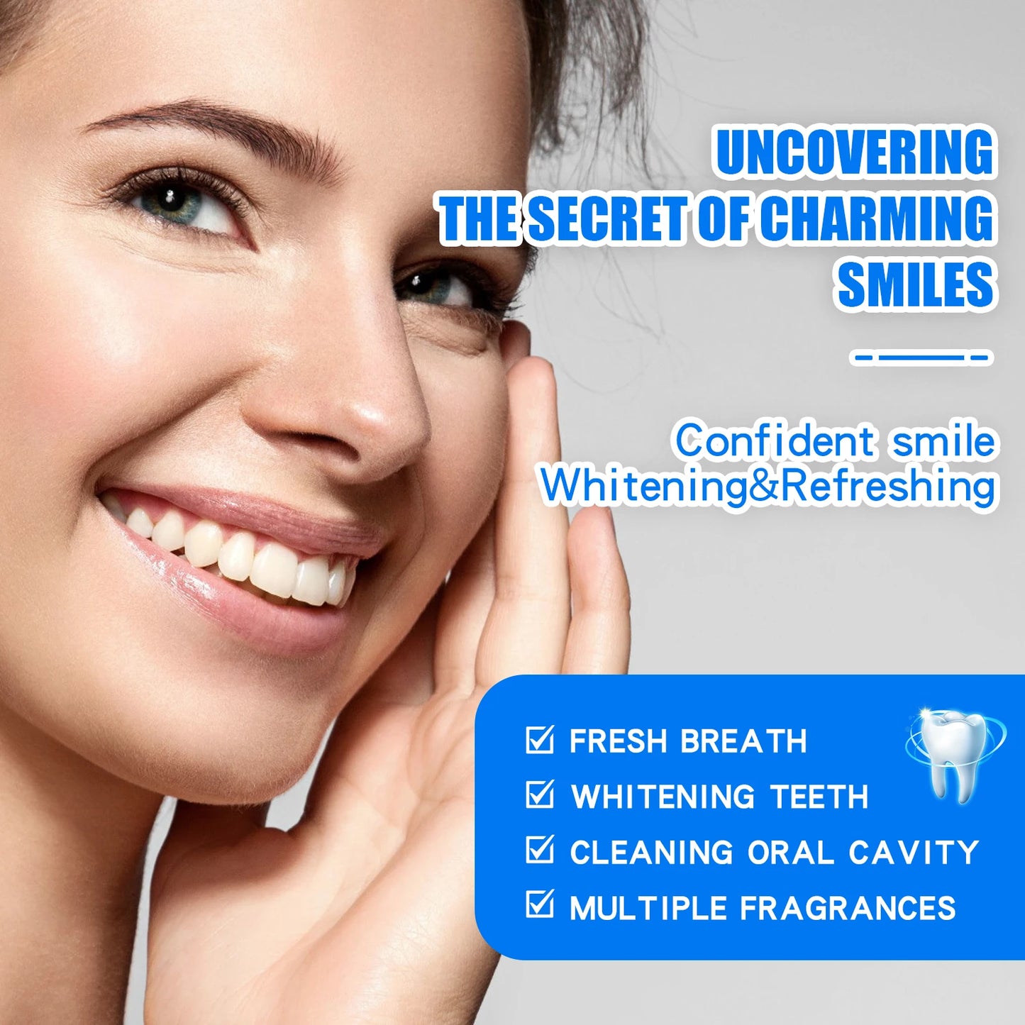 Whitening Toothpaste Various Flavors Remove Stains Clean Teeth Freshen Breath Protect Teeth-Fruity Formula Clean Fresh Mouth