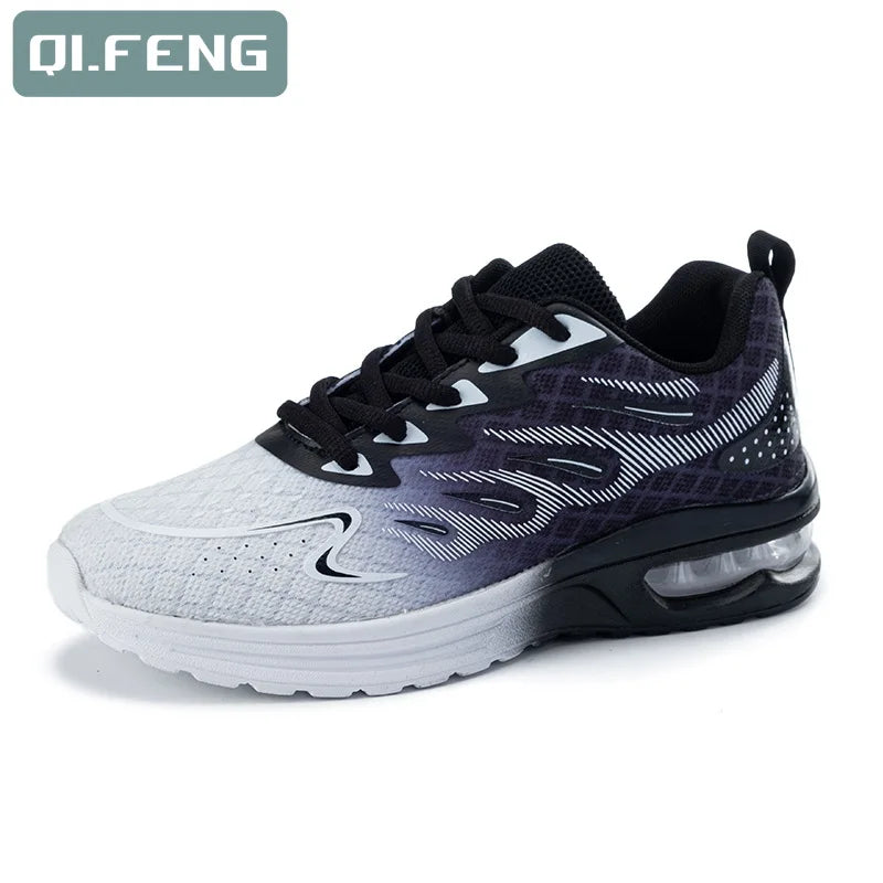 Women Big Size Autumn New Air Cushion Shoes Mesh Breathable Lightweight Comfortable Sneaker Fashion Casual Sports Large Footwear
