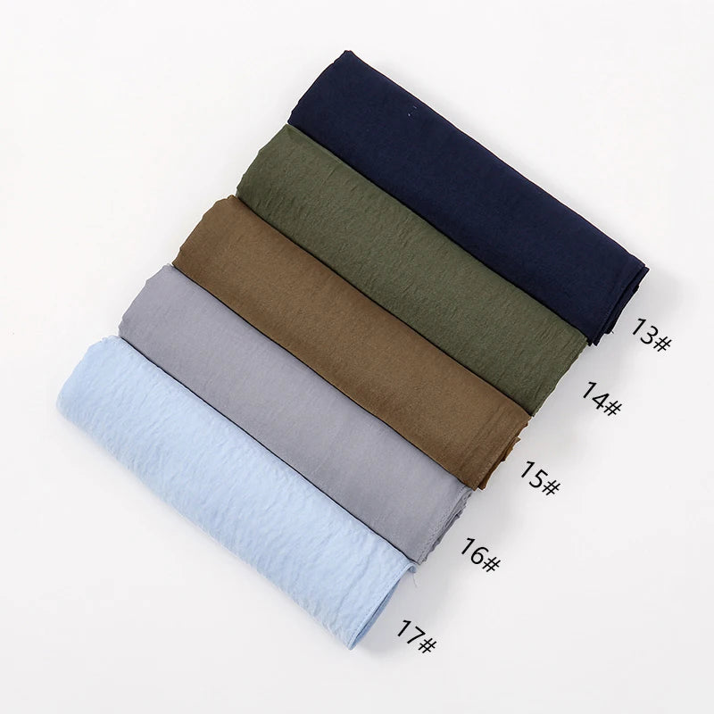 Premium Velvet Satin Chiffon Hijab Scarf Women Luxury Soft Plain Shawl For Women Muslim Hijabs Turban Femme Chic Ramadan