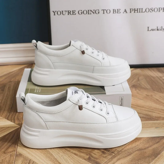 Sneakers Women 2026 Spring Autumn Versatile Matsuke Increase Breathable Leisure Board Shoe Female Woman Shoes platform sneakers