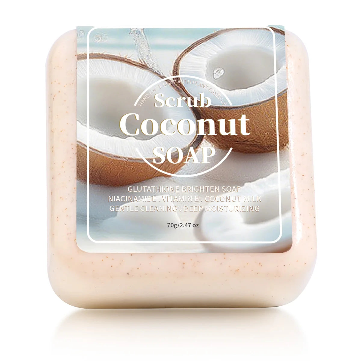 Glutathione Coconut Scrub Soap | Faeva London