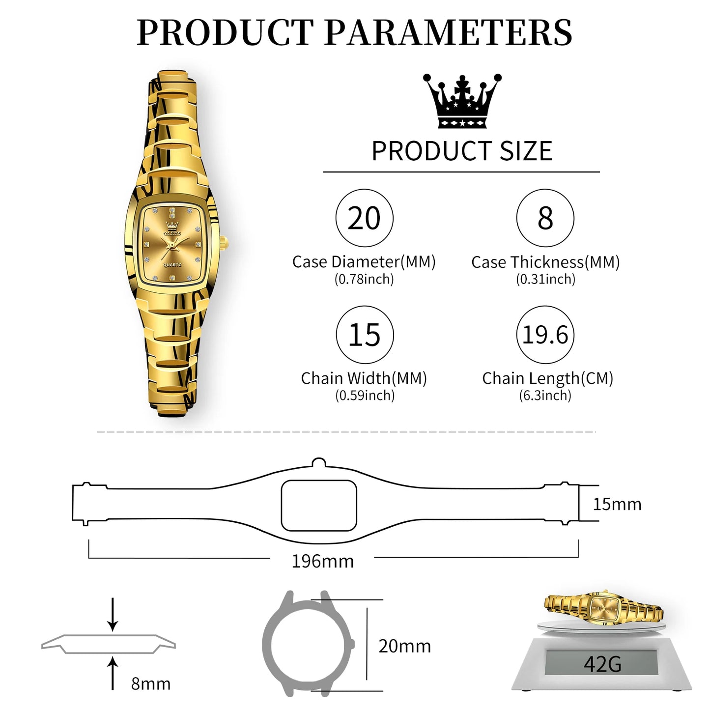 OLEVS Best Selling Elegant Fashion Trend Luxury Ladies Watch Original Tungsten Steel Strap Waterproof Quartz Watches for Women