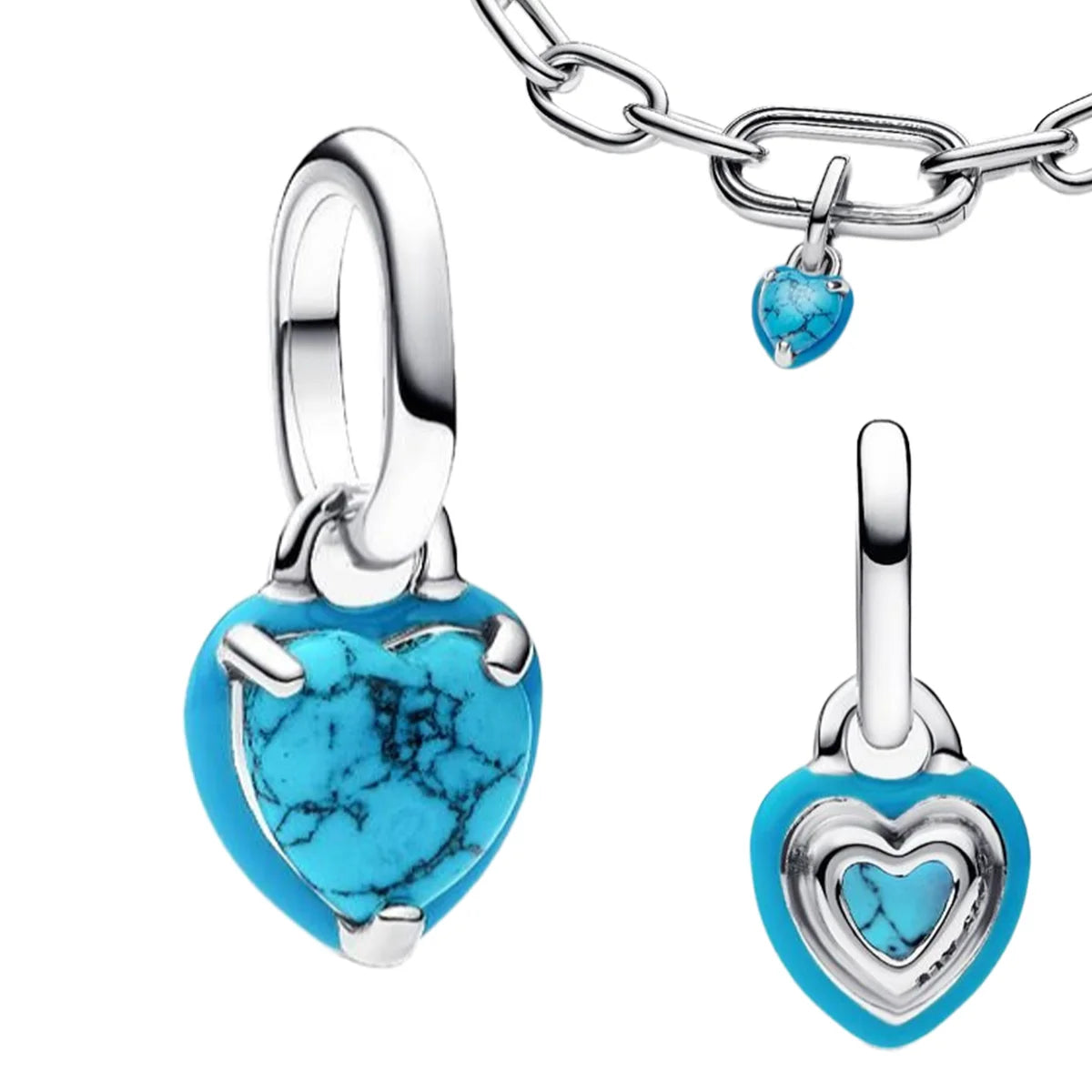 Fashionable 925 Sterling Silver Whale Butterfly Star Flower Heart-shaped Conch Original Pendant Bead fit Women DIY Jewelry Gifts