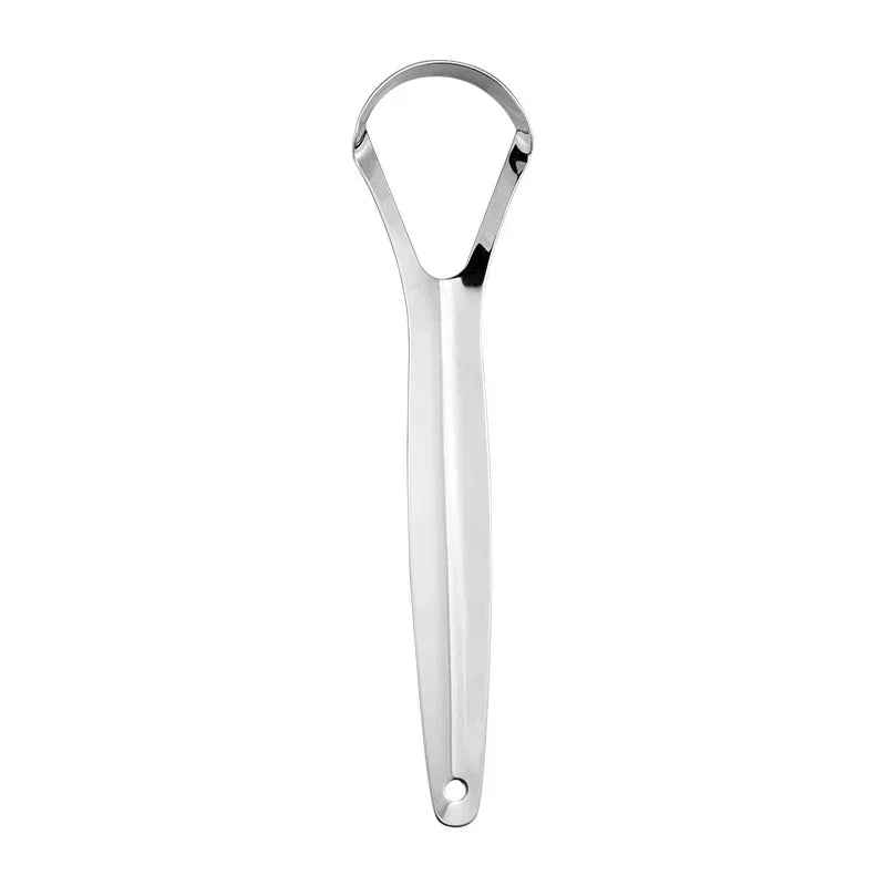 Adult Tongue Scraper Remover Halitosis Tongue Coating Oral Care Tongue Scraping Brush Stainless Steel Oral Cleaner Tools