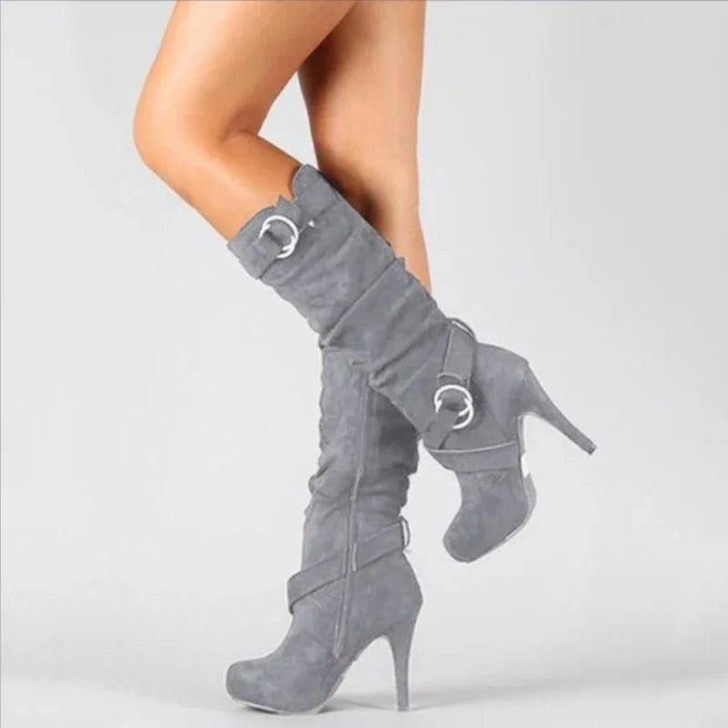 Over The Knee Platform Boots