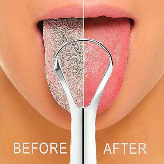 1Pcs Portable Single Layer Tongue Scraper Reusable St | Faeva London