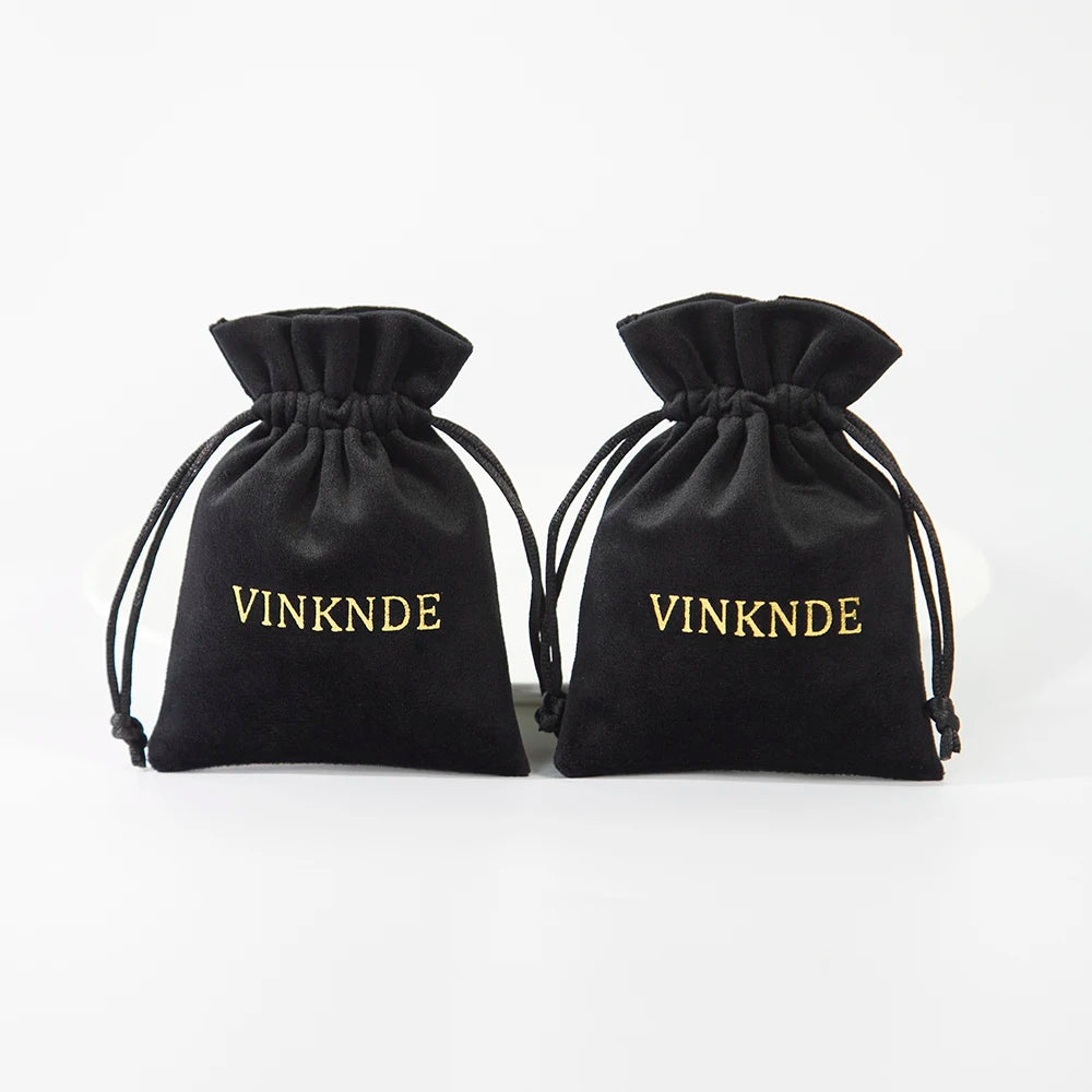 100Pack Kraft Gift Bags with Handles Custom Logo 15x6 | Faeva London