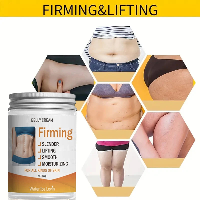 Abdominal Firming Cream, Firming Skin Moisturizing Lotion, Lifting Body Moisturizing Cream, Body Firming Cream for Abdominal, Thighs, Buttocks and Arms, Suitable for All Skin Types