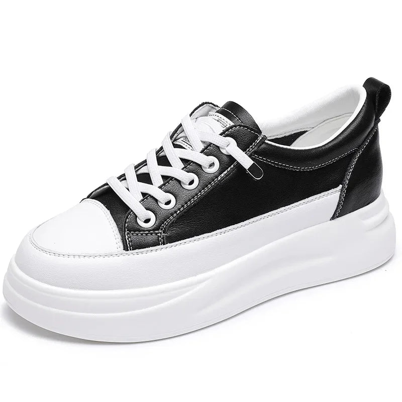 Sneakers Women 2026 Spring Autumn Versatile Matsuke Increase Breathable Leisure Board Shoe Female Woman Shoes platform sneakers