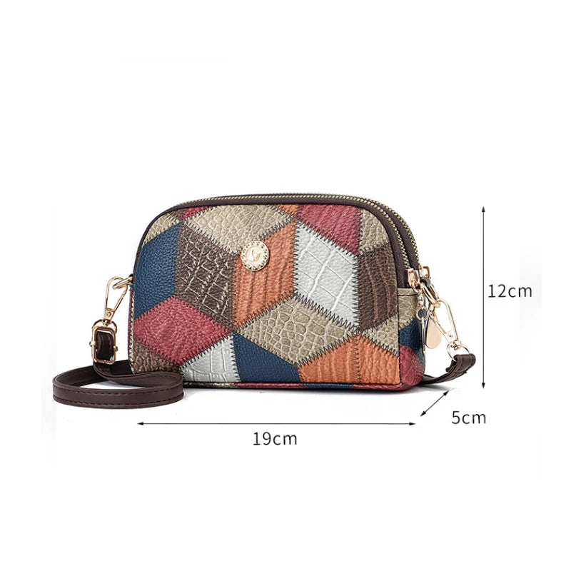 Luxury Plaid Shoulder Bag