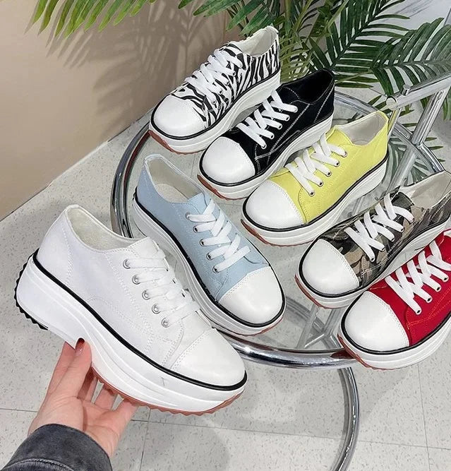 Spring Hot Sale Of The Season Women's Low-Top Thick-H | Faeva London