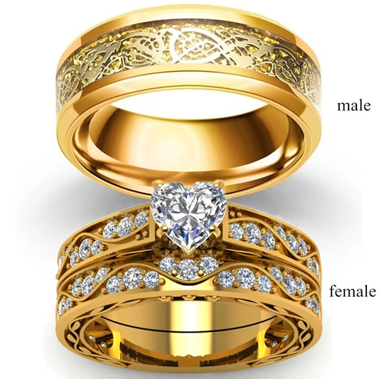 Heart Couple Rings