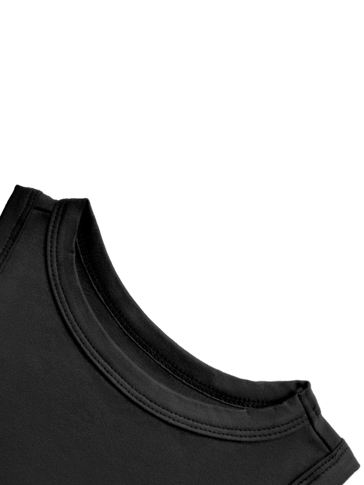 Fitted Sleeveless Crop Tank Top for Women Crew Neck Stretchy Soft Blouse Breathable for Sports Gym Daily Street Vacation