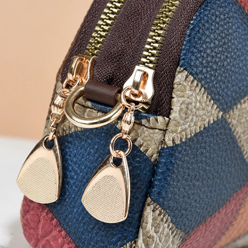Luxury Plaid Shoulder Bag