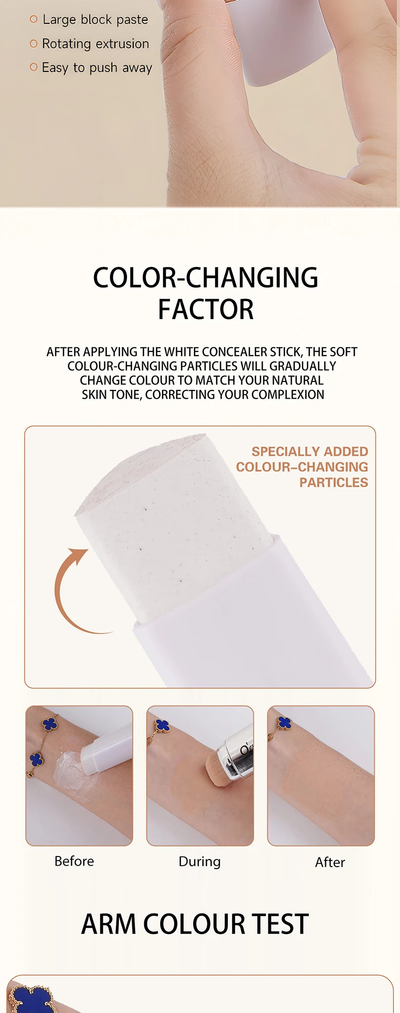 Temperature Changing Foundation Stick
