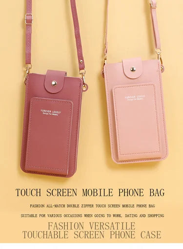 Touchscreen Cell Phone Crossbody Bag