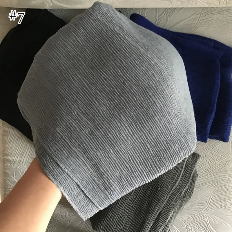 85x185cm Modal Cotton Jersey Hijabs for Women Long Muslim Shawl Plain Soft Islam Turban Tie Head Wraps Africa Headband